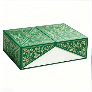 Boîte en papier de luxe au design fantastique avec double ouverture, impression et dimensions personnalisées - Product Image 2