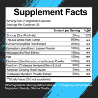 Capsules végétariennes 100 % naturelles à base de plantes pour booster la testostérone, soutien naturel à base de plantes pour l'endurance et la vitalité, complément alimentaire en gros