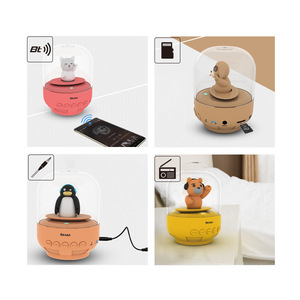 Shaba Wireless Bluetooth Speaker Mini Portable With Colorful Lights For Home Desktop Use - Product Image 3