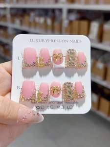 เล็บ<span class=keywords><strong>ปลอม</strong></span>แบบกดติด คุณภาพสูง ลายเป็ดฝรั่งเศส <span class=keywords><strong>ท</strong></span>ำจาก ABS ปิดเต็มเล็บ พร้อมลายสำเร็จรูป 10 ชิ้น ประดับด้วยเพชรพลอยสีเขียวมรกต สำหรับร้าน<span class=keywords><strong>ท</strong></span>ำเล็บ - Product Image 2