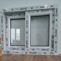 Fenêtres en verre OEM en gros, dernières fenêtres PVC françaises, fenêtres UPVC trempées, fenêtres à battants coulissantes, directement de l'usine