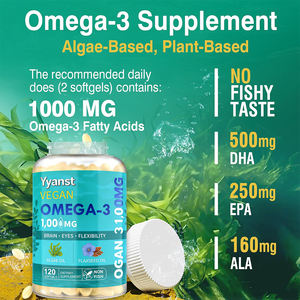 แคปซูลโอเมก้า-3 ออร์แกนิกจากพืช แบบ OEM/ODM สำหรับบำรุงอารมณ์และสมอง เสริมสร้างความแข็งแรงของกระดูก ปรับแต่งได้ - Product Image 5