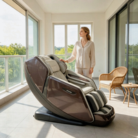 Fauteuil de massage multifonctionnel pour les pieds et le corps entier, zéro gravité, avec piste SL, shiatsu et chauffage