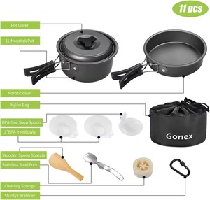 <span class=keywords><strong>Set</strong></span> di pentole da campeggio e da trekking per esterni <span class=keywords><strong>Set</strong></span> di pentole da campeggio, - Product Image 5