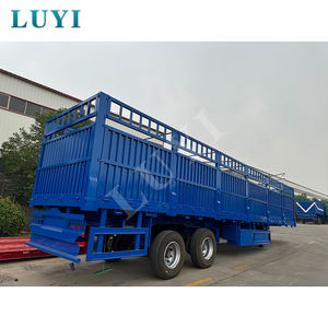 Zware 60 Ton Dropside Oplegger <span class=keywords><strong>Tandem</strong></span> As Multifunctionele Bulk Lading Vee Transport Vrachtwagen - Product Image 1