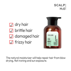 YOGI CARE 250ml Mint Deep Cleansing Shampoo 250ml Sulfate Free Daily Hair Shampoo Producer - Product Image 5