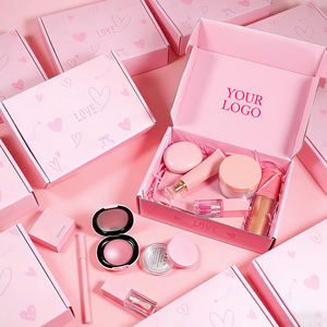 Cajas de Regalo con Logotipo Personalizado, Marca Privada, Set de Regalo de Maquillaje Vegano DIY, Base, Iluminador, Delineador de Cejas, Bálsamo <span class=keywords><strong>Desmaquillante</strong></span> - Product Image 1