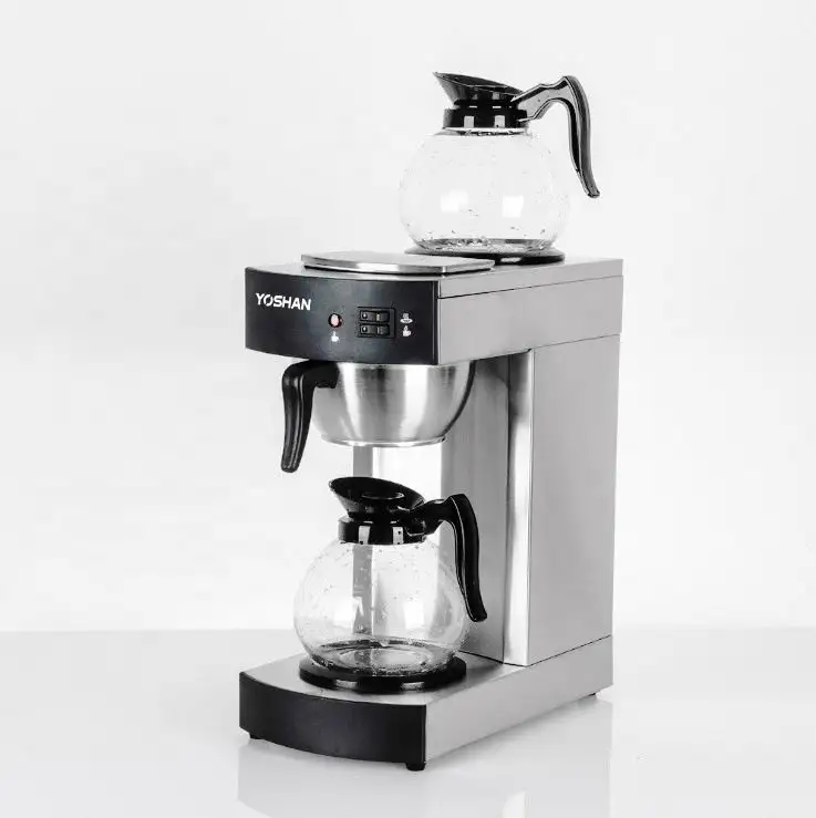 Espresso nhỏ giọt Máy pha cà phê nhà rug2201 điện 12 Cốc máy pha cà phê Mỹ nhà mới sử dụng nhà hàng khách sạn trang trại cửa hàng thực phẩm