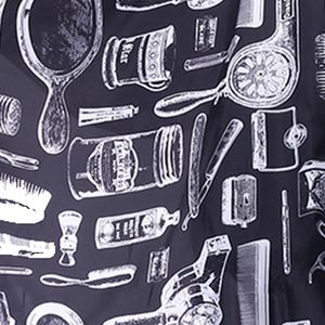 KEFEI <span class=keywords><strong>KF</strong></span>-102987 Cape de Coiffeur Personnalisée en PVC Noir, Tablier Confortable pour <span class=keywords><strong>Salon</strong></span>, Robe de Protection à Boutons-Pression, Essentiel pour la Coupe de Cheveux, Fabriqué en Chine - Product Image 6