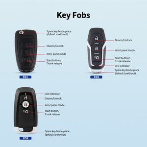 Semi <b>Plug</b> and Play <b>Remote</b> Start System with Push Button, PKE, NFC, and 4G LTE App <b>Control</b> for Ford Vehicles - Product Image 3