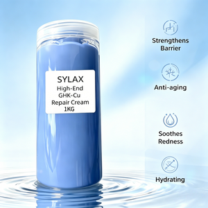 <span class=keywords><strong>Crema</strong></span> de Péptidos de Cobre Azul GHK-Cu al por Mayor, 1 kg, Antienvejecimiento, Reparación de la Barrera Cutánea, <span class=keywords><strong>Hidratante</strong></span> Facial para Piel Sensible, OEM ODM Disponible - Product Image 5