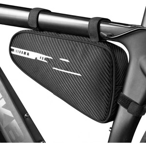 Muestra gratuita: Bolsa impermeable de poliéster para cuadro de bicicleta, bolsa para kit de herramientas de bicicleta de montaña, bolsa frontal para batería. - Product Image 2