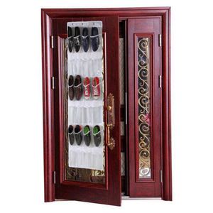 Oferta Especial: Organizador Colgante Transparente de 24 Compartimentos para Puerta, Diseño Plegable Funcional de Acero Inoxidable - Product Image 6