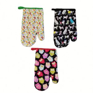 Maniques de cuisine et dessous de plat professionnelles robustes 100% coton résistantes à la chaleur écologiques design personnalisé cadeau idéal - Product Image 3