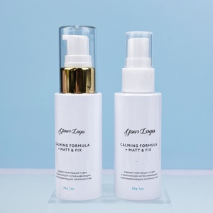 ขวดโทนเนอร์พลาสติกกึ่งโปร่งแสงแบบหรูหรา 60 มล./100 มล./120 มล. 150 มล. ขวดโทนเนอร์ทรงกลมพลาสติกฝ้า ขวดโทนเนอร์สำหรับผิวหน้า - Product Image 6