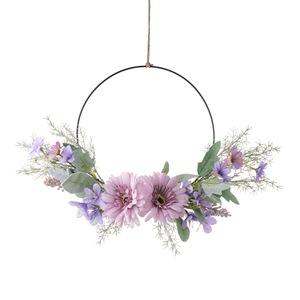 Bouquet mural de fleurs artificielles Hai Xue, violet, décoration de mariage CF01095A - Product Image 5
