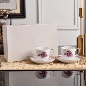 Modern Tea <b>Cup</b> and Saucer Luxury Ceramic Tea <b>Cup</b> Set Ceramic <b>Cup</b> and Saucer Modern Turkish Coffee <b>Cups</b> - Product Image 3