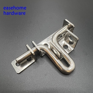 4 pollici 304 in acciaio inox a due vie serratura serratura sinistra/destra mucca gabbia <span class=keywords><strong>per</strong></span> animali domestici bulloni antifurto magazzino <span class=keywords><strong>porta</strong></span> <span class=keywords><strong>lucchetto</strong></span> di marca - Product Image 2