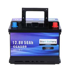 Batería de arranque y parada de 12V 56Ah de calidad original, reemplazo directo para coche AGM, de fábrica OEM de China. - Product Image 2