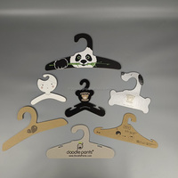 LOGO personnalisé papier recyclé carton nouveau-né bébé enfants cintres pour vêtements