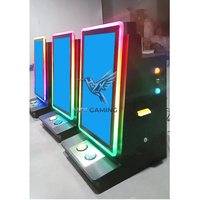 Machine de jeu de table compacte avec écran tactile 24 pouces, cabinet de jeu Fusion 5 avec accepteur de billets et imprimante de tickets