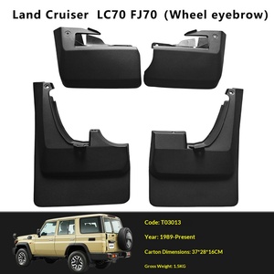 Pour <span class=keywords><strong>Toyota</strong></span> Land Cruiser <span class=keywords><strong>FJ</strong></span> 70 71 76 <span class=keywords><strong>79</strong></span> (1989-2026) – Élargisseurs d'ailes en plastique pour Land Cruiser – Pièces automobiles - Product Image 2