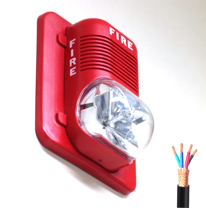 Производитель кабелей сплошной экранированный медный проводник кабель управления пожарной сигнализацией