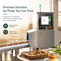 Máquina de Rayos X para Alimentos con PLC, 1 Año de Garantía, para Detección de Contaminantes Extranjeros: Metal, Vidrio, Cerámica, Piedras, Acero Inoxidable