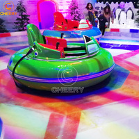 Amusant parc d'attraction spin zone électrique ice dodgem batterie gonflable UFO pare-chocs voitures avec télécommande