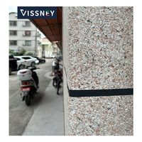Vissney Revêtement Texturé Effet Fausse Pierre de Qualité Professionnelle pour Mur Extérieur, Peinture d'Imitation Granit