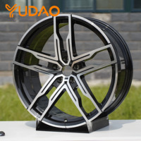 Jantes en aluminium forgé YUDAO haute performance pour SUV, approvisionnement direct OEM, 6061-T6, PCD 5x130, ET42mm, finition brillante, cinq trous