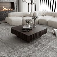Eleganter Massivholz-Couchtisch Möbel für Moderne Wohnzimmer Heimbüro Hotel-Lounge und Gastgewerbebereiche Stilvoller Holztisch