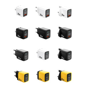 Adaptador de corriente de carga rápida personalizado PD45W 35W con 2 puertos USB, certificado CE para la UE, cargador GAN de 5V3A para portátil/tableta/teléfono/Switch - Product Image 5