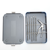 Boîte de rangement manuelle premium en acier inoxydable pour plateau de stérilisation, résistante à la chaleur, pour salle d'opération et stockage d'instruments en CSSD