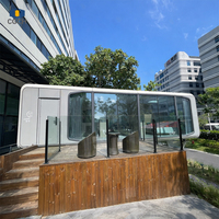 Cabine d'hôtel mobile de luxe CGCH A7, maison préfabriquée moderne de 40 pieds, dortoir modulaire, capsule pour le camping et l'utilisation en appartement