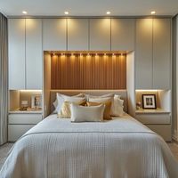 Lit Murphy pliable sur mesure avec armoire et tiroirs, meubles de chambre à coucher, design moderne, gain de place, lits muraux Murphy