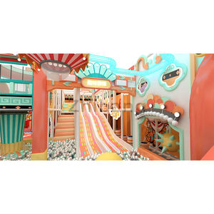 Faites de votre <span class=keywords><strong>restaurant</strong></span> un lieu préféré avec des équipements de terrain de jeu intérieur pour enfants sur le thème des hamburgers, attirant les enfants à manger et à <span class=keywords><strong>jouer</strong></span>. - Product Image 5