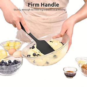 Espátula de silicona de cocina de grado alimenticio resistente al calor al por mayor personalizada espátulas antiadherentes de nailon para cocinar y hornear - Product Image 4