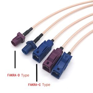 Cable de Extensión FAKRA a SMA/MMCX/MCX de Grado Automotriz - Cable RG316F de Alta Temperatura con Conectores Codificados por Colores (125 ℃   Calificación) - Product Image 6