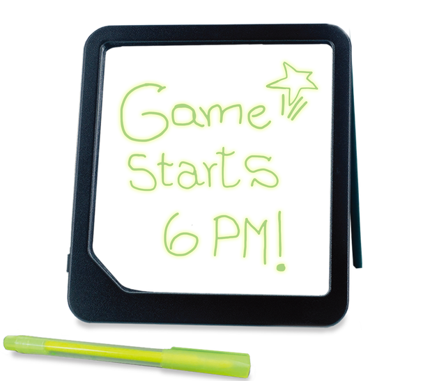 LED Light-Up Bright White Transparent Board 1 Marker Hand Writing Novel Holiday Lighting Gift Light Box Requires 3 AA Batteries
