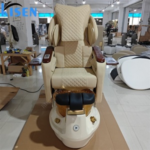 Kisen Electric Multifunctional SPA Pedicure Chair Massage Reclining Backrest Gold Bowl Manicure Board Adjustable <b>Footrest</b> - Product Image 4