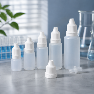 Botella cuentagotas de plástico PE Degao, botella exprimible con gotero de 3ml 5ml 10ml 15ml para almacenamiento de líquidos y reactivos de laboratorio - Product Image 3