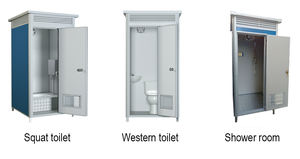 TOPPRE Casas Prefabricadas Portátiles Mini Casas Baños Portátiles para Adultos Baños Prefabricados Inodoros Móviles Portátiles - Product Image 6