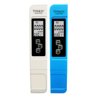 Testeur de qualité de l'eau numérique TDS EC portable avec écran LCD pour l'eau potable, les systèmes RO et les aquariums