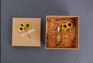 Оптовая продажа, красивая бумажная коробка для украшений - Product Image 6