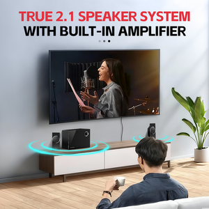 Haut-parleur Bluetooth 2.1, système audio <span class=keywords><strong>home</strong></span> cinéma, haut-parleur multimédia sans fil, basses profondes, enceinte OEM, fournisseur Microlab M660BT - Product Image 2