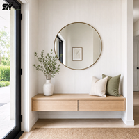 Revêtement mural en PVC blanc mat, imperméable, écologique, moderne, en gros, panneau décoratif pour plafond, villa, salle de bain