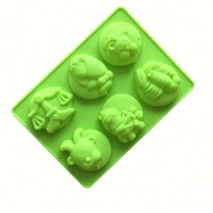 Moule en silicone 3D écologique à 6 cavités en forme de constellation pour gâteaux, savons et fromages. Fournitures de cuisine, outils de pâtisserie OEM/ODM - Product Image 2
