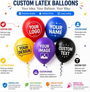 Ballons en latex rétro de 12 pouces, fournisseur en gros, Chine, usine de ballons en latex rétro, fabricant de ballons de fête - Product Image 2