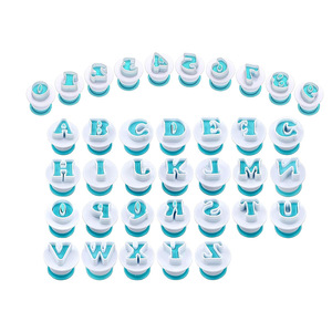 Cortadores de Galletas con Forma de Letras del Alfabeto, Fáciles de Agarrar, para Uso Cómodo con la Mano, Molde para Cortar Fondant, Galletas y Repostería - Product Image 3